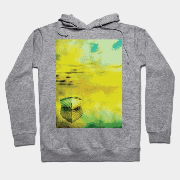 BOAT AT SUNSET Pop Art Hoodie by BruceALMIGHTY Baker
